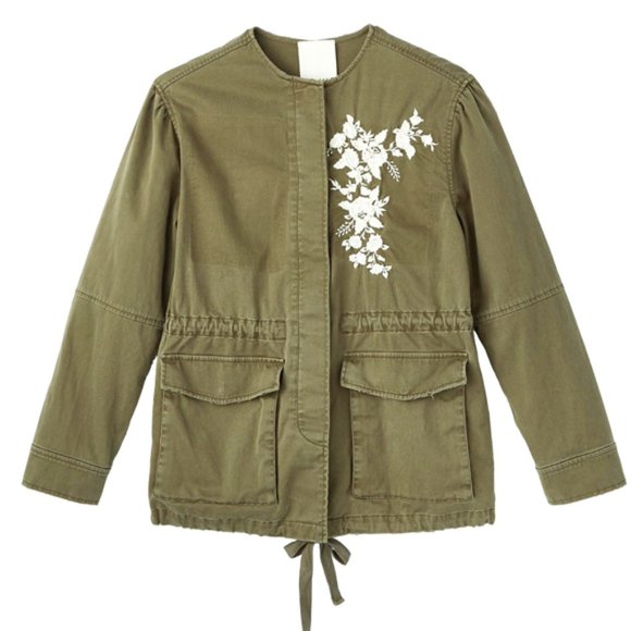 Rebecca Taylor La Vie Twill Trooper Jacket - Picture 8 of 8